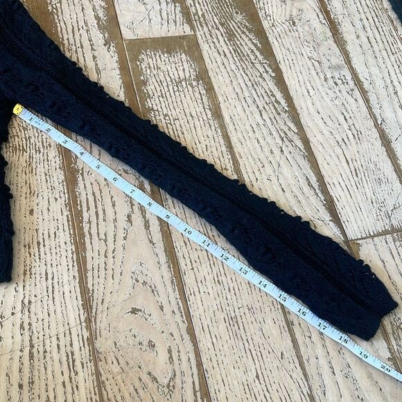 ZARA Black Knit Cardigan Top Jacket size S - Picture 12 of 14